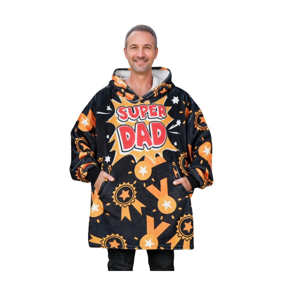 9603 Dad Gifts Wearable Blanket Hoodie for Dad on Father's Day